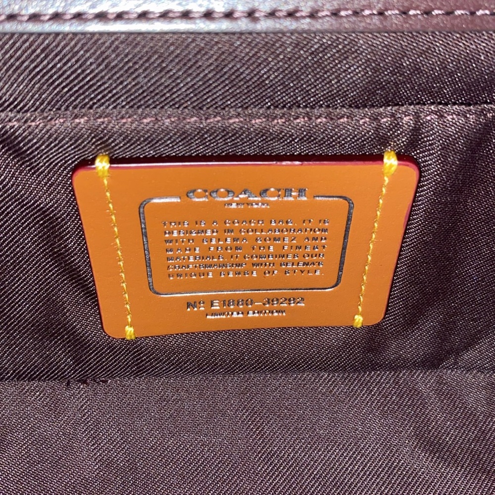 Coach Crystal Selena Gomez Trial Bag/Keychain “NOT PERFECT ALWAYS ME” 2pc Set - Picture 11 of 11